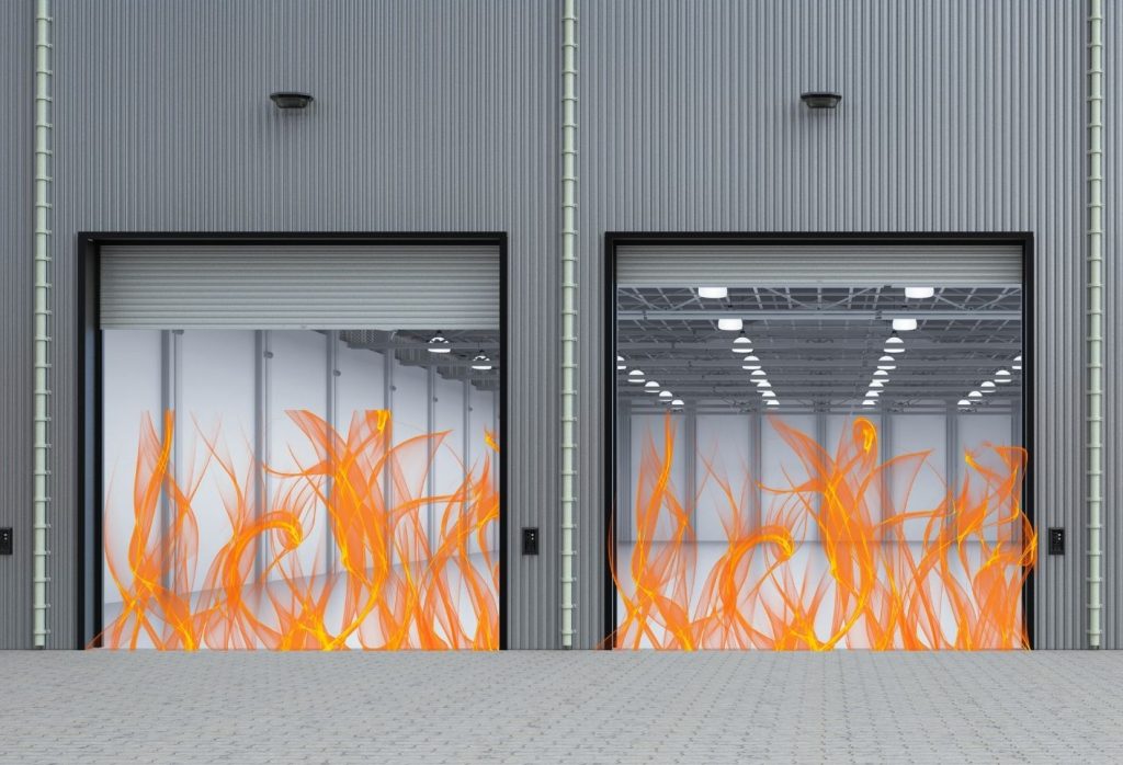 Yangın Dayanımlı Sarmal Kapı